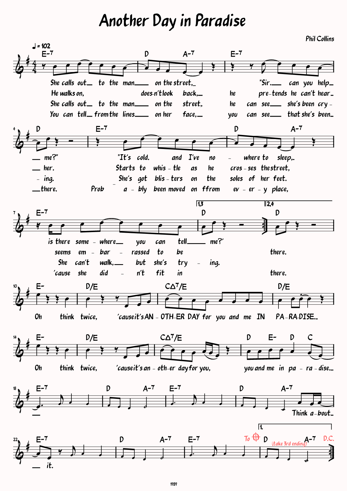 Sheet Music